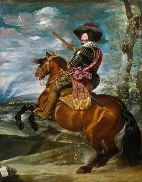 ディエゴ・ベラスケス Painting - 馬に乗ったオリバレス公爵の肖像画 ディエゴ・ベラスケス